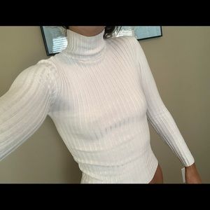 Long sleeve white turtleneck from Urban Outfitters